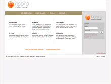 Tablet Screenshot of inspiro.net